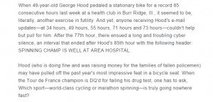 The 'Air and Space' excerpt on George Hood's record ride.